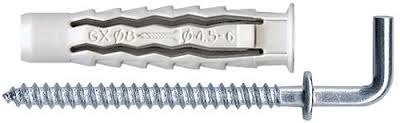 DYBEL UNIVERSALNY Z HAKIEM KĄTOWYM GXHK 6MM DYBEL UNIVERSALNY Z HAKIEM KĄTOWYM GXHK 6MM