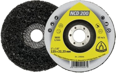 ŚCIERNICA CZYSZCZĄCA NCD200 125X22,23MM 259044