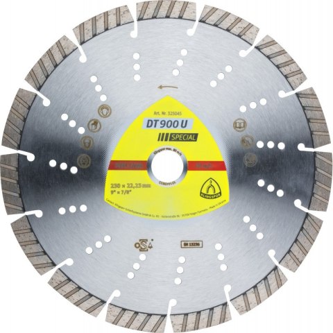 TARCZA DIAMENTOWA SEGMENTOWA DT900U 125MM 325209