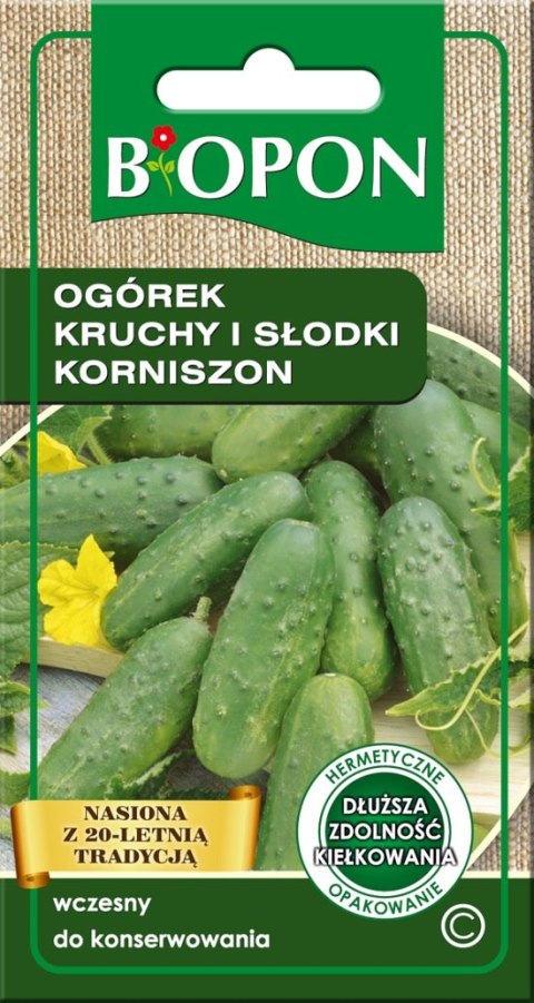 OGÓREK KRUCHY I SŁODKI KORNISZON 2G OGÓREK KRUCHY I SŁODKI KORNISZON 2G