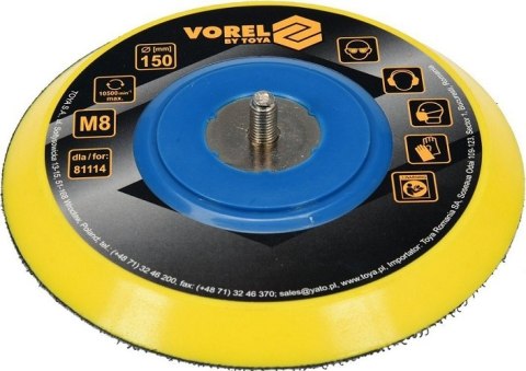 TARCZA DO SZLIFIERKI PNEUMATYCZNEJ 150MM TARCZA DO SZLIFIERKI PNEUMATYCZNEJ 150MM