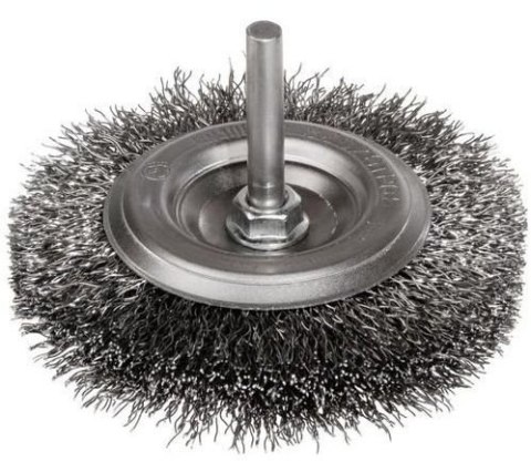 SZCZOTKA TARCZOWA DRUT KWASOODPORNY TRZPIEŃ 6MM, FI50MM SZCZOTKA TARCZOWA DRUT KWASOODPORNY TRZPIEŃ 6MM, FI50MM