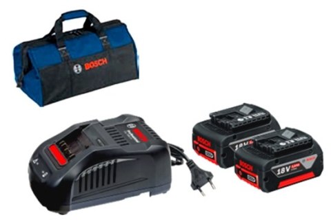 ZESTAW STARTOWY 18V 2*5,0AH + ŁADOWARKA + TORBA ZESTAW STARTOWY 18V 2*5,0AH + ŁADOWARKA + TORBA