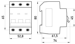 WYŁĄCZNIK NADPRĄDOWY MCB.PRO60 3P C32A 6KA
