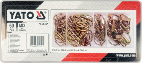 ZABEZPIECZENIA Z KÓŁKIEM MIX 50 SZT. ZABEZPIECZENIA Z KÓŁKIEM MIX 50 SZT.