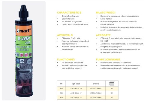 ŻYWICA POLIESTROWA 300ML S-RPE ECO ŻYWICA POLIESTROWA 300ML S-RPE ECO