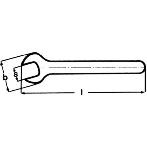 KLUCZ PŁASKI IZOLOWANY 1000V 10MM KLUCZ PŁASKI IZOLOWANY 1000V 10MM