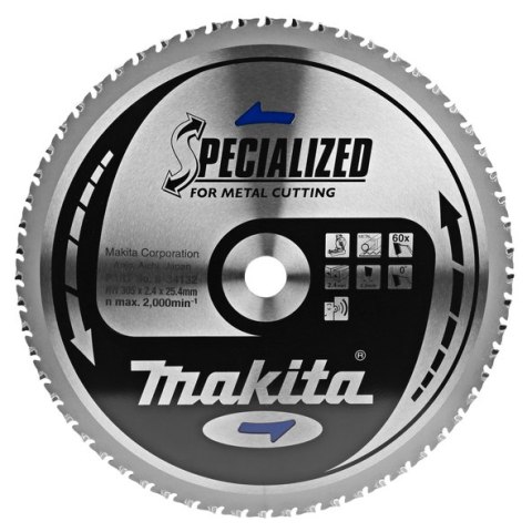 PIŁA ZE SPIEKU TWARDEGO DO CIĘCIA NA ZIMNO DO LC1230 305/60 PIŁA ZE SPIEKU TWARDEGO DO CIĘCIA NA ZIMNO DO LC1230 305/60