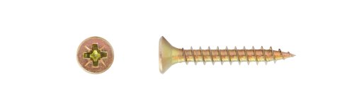 WKRĘT DO DREWNA OCYNK ŻÓŁTY 3.0*35MM WKRĘT DO DREWNA OCYNK ŻÓŁTY 3.0*35MM