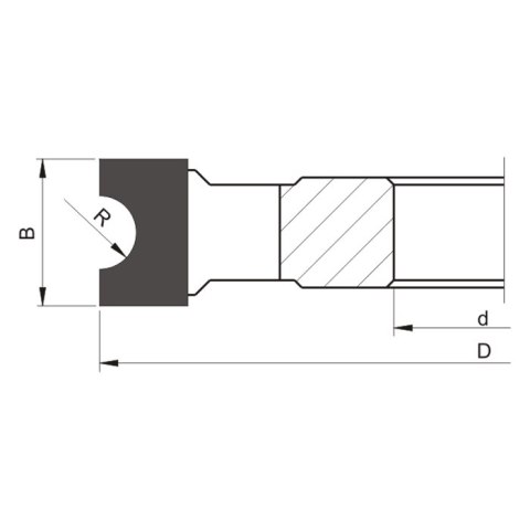 FREZ PÓŁOKRĄGŁY WKLĘSŁY 120*30*40/R=15/4Z FREZ PÓŁOKRĄGŁY WKLĘSŁY 120*30*40/R=15/4Z