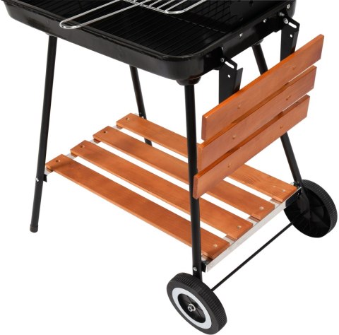 GRILL WĘGLOWY Z PÓŁKAMI, RUSZT 53*33CM GRILL WĘGLOWY Z PÓŁKAMI, RUSZT 53*33CM