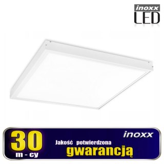 Panel led 60x60 36w lampa sufitowa kaseton 4000k neutralny + ramka natynkowa