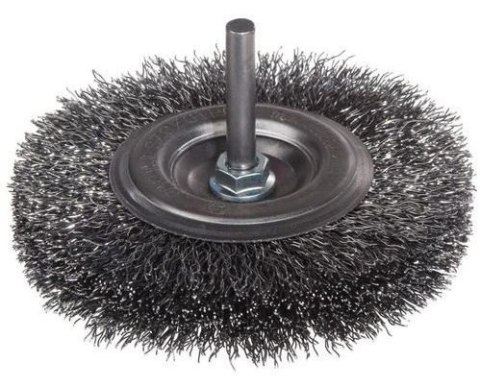 SZCZOTKA TARCZOWA DRUT STALOWY TRZPIEŃ 6MM FI30MM SZCZOTKA TARCZOWA DRUT STALOWY TRZPIEŃ 6MM FI30MM