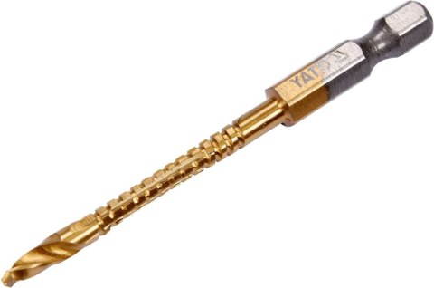 WIERTŁO FREZ DO METALU 4.0MM HSS-TIN HEX WIERTŁO FREZ DO METALU 4.0MM HSS-TIN HEX