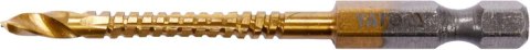 WIERTŁO FREZ DO METALU 4.0MM HSS-TIN HEX WIERTŁO FREZ DO METALU 4.0MM HSS-TIN HEX
