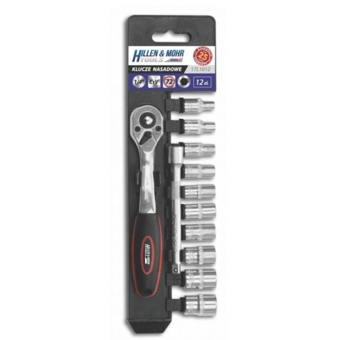 ZESTAW KLUCZY NASADOWYCH 1/4'' 12 ELEMENTÓW ZESTAW KLUCZY NASADOWYCH 1/4'' 12 ELEMENTÓW
