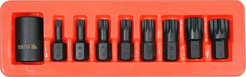 ZESTAW UDAROWYCH KLUCZY TRZPIENIOWYCH SPLINE 1/2'' ZESTAW UDAROWYCH KLUCZY TRZPIENIOWYCH SPLINE 1/2''