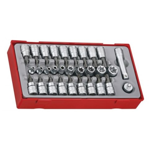 ZESTAW NASADEK TORX 1/4'' I 3/8'' 30SZT. ZESTAW NASADEK TORX 1/4'' I 3/8'' 30SZT.