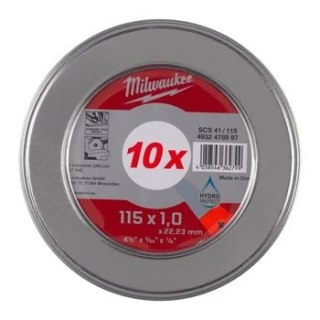 TARCZA PŁASKA DO METALU 125*1.0*22PRO 10SZT