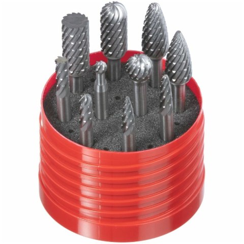 ZESTAW FREZÓW TRZPIEN. HSS, F10 S6 Z7 10SZT ZESTAW FREZÓW TRZPIEN. HSS, F10 S6 Z7 10SZT