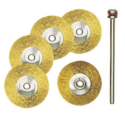 SZCZOTKI DRUCIANE MOSIĄDZ 22MM, 5SZT. SZCZOTKI DRUCIANE MOSIĄDZ 22MM, 5SZT.