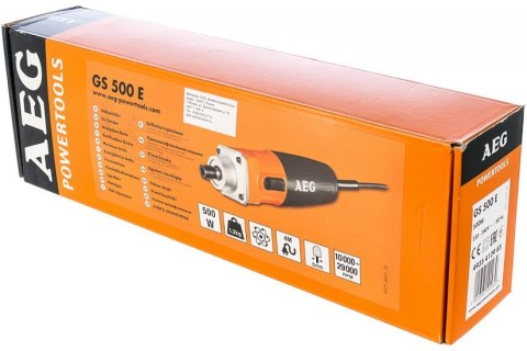 SZLIFIERKA PROSTA AEG 500W GS500E SZLIFIERKA PROSTA AEG 500W GS500E