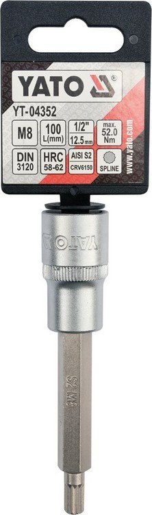KLUCZ TRZPIENIOWY SPLINE 1/2' M8 L100MM