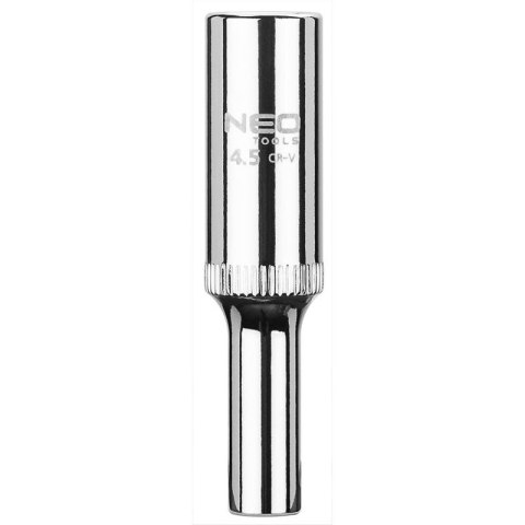 NASADKA DŁUGA 6-KĄTNA CHROMOWANA 1/4'' 4.5MM NASADKA DŁUGA 6-KĄTNA CHROMOWANA 1/4'' 4.5MM
