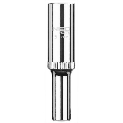 NASADKA DŁUGA 6-KĄTNA CHROMOWANA 1/4'' 5MM NASADKA DŁUGA 6-KĄTNA CHROMOWANA 1/4'' 5MM