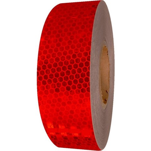 TAŚMA ODBLASKOWA CZERWONA PLASTER 50MM/5M TAŚMA ODBLASKOWA CZERWONA PLASTER 50MM/5M