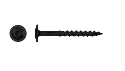 WKRĘT DO DREWNA Z KOŁNIERZEM NA TORX OCYNK CZARNY 6*50MM T30 WKRĘT DO DREWNA Z KOŁNIERZEM NA TORX OCYNK CZARNY 6*50MM T30