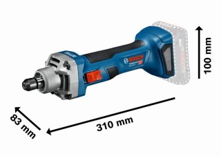 SZLIFIERKA PROSTA AKUMULATOROWA GGS 18V-20 0*AH