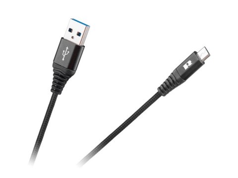 KABEL USB - USB MICRO 1M CZARNY KABEL USB - USB MICRO 1M CZARNY