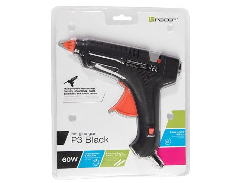 Pistolet do kleju TRACER P3 BLACK Pistolet do kleju TRACER P3 BLACK