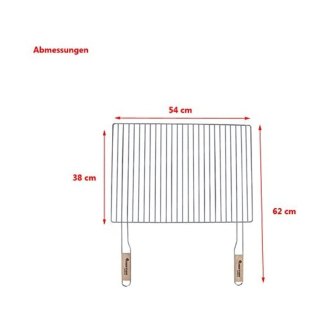 Ruszt grillowy 54x38cm Master Grill MG252