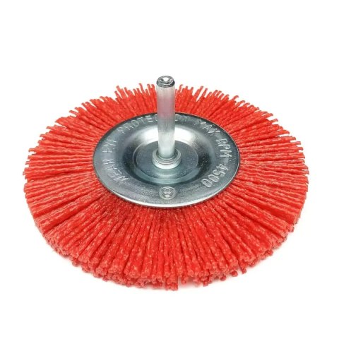 SZCZOTKA TARCZOWA Z TRZPIENIEM 100MM SZCZOTKA TARCZOWA Z TRZPIENIEM 100MM