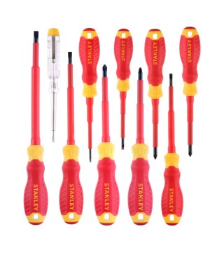 Zestaw wkrętaków vde 10szt 2pz+2ph+5sl+tester