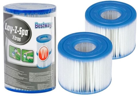 Wkład filtrujący Bestway 60311 Lay-Z-Spa 2szt. Wkład filtrujący Bestway 60311 Lay-Z-Spa 2szt.