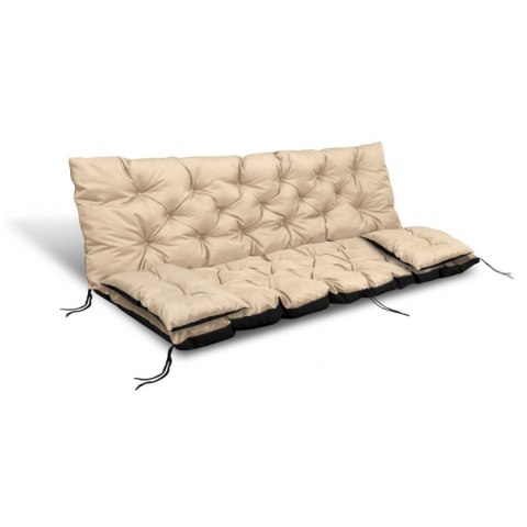 ZESTAW OGRODOWY 150x60x50CM + 2 PODUSZKI 42X42 CM BEŻOWY ZESTAW OGRODOWY 150x60x50CM + 2 PODUSZKI 42X42 CM BEŻOWY