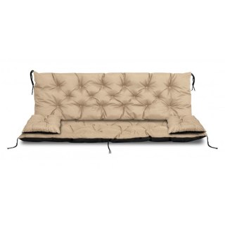 ZESTAW OGRODOWY 150x60x50CM + 2 PODUSZKI 42X42 CM BEŻOWY