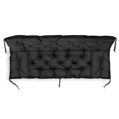 ZESTAW OGRODOWY 150x60x50CM + 2 PODUSZKI 42X42 CM CZARNY ZESTAW OGRODOWY 150x60x50CM + 2 PODUSZKI 42X42 CM CZARNY