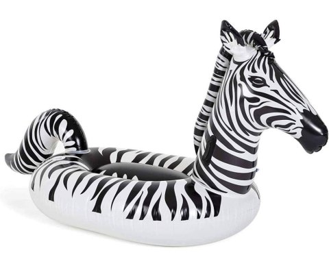 Dmuchany Materac Zebra LED 254 x 142 cm Bestway 41406 Dmuchany Materac Zebra LED 254 x 142 cm Bestway 41406