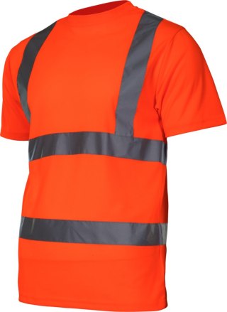 Koszulka t-shirt ostrzegawcza, pomarańcz., "l", ce, lahti