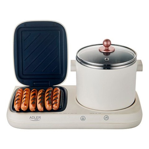 AD 6421 Stacja śniadaniowa 2 w 1 - grill i garnek do gotowania