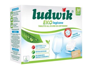 90-124# Ekologiczne tabletki do zmywarek all in one 30 szt ludwik