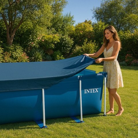 Pokrywa do basenu prostokątna INTEX 28036 Pokrywa do basenu prostokątna INTEX 28036