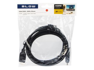 92-032# Przyłącze hdmi-hdmi 3m zawieszka+filtry