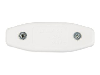 9972# Przełącznik przelotowy biały 2,5a 250v montaż przemysłowy