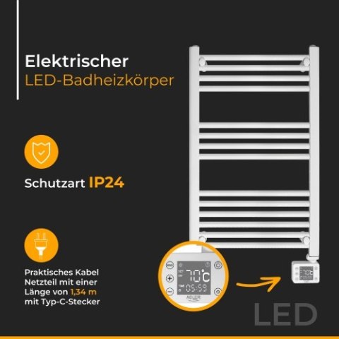 AD 7824 Grzejnik łazienkowy elektryczny led