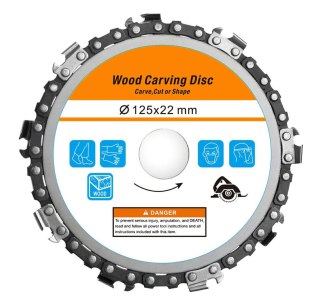 AG685E Tarcza łańcuchowa do drewna 125
